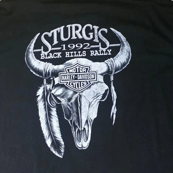 Collectable 3D Harley-Davidson Black Graphic T-Shirt - Picture 4 of 5